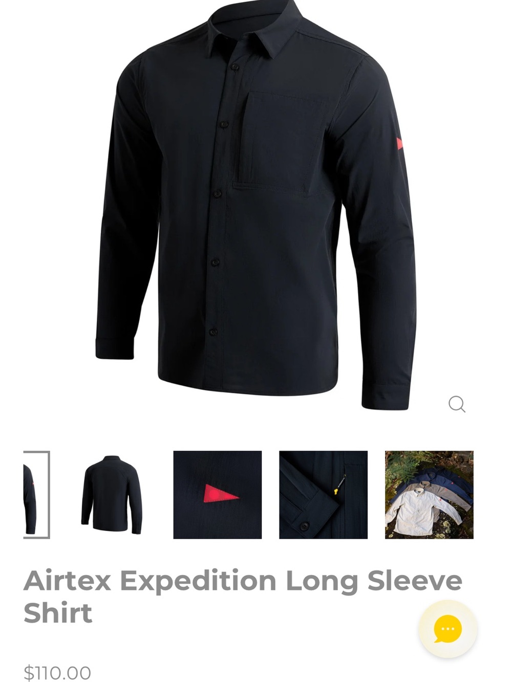 Airtex Expedition Long Sleeve Shirt - Black